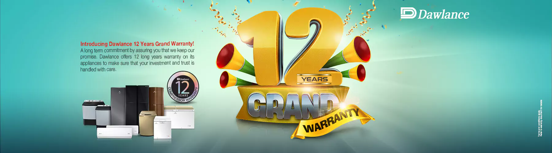 12 Year Warranty