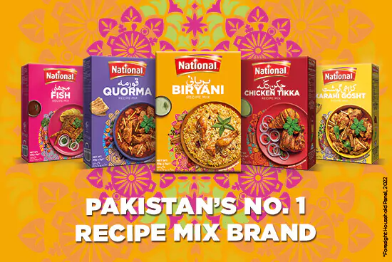 National Foods Limited – Recipe Mixes New Packaging Feature Communication