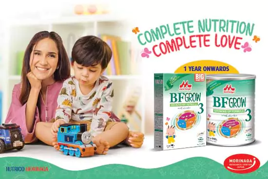 Morinaga BFGrow 3 | Complete Nutrition, Complete Love